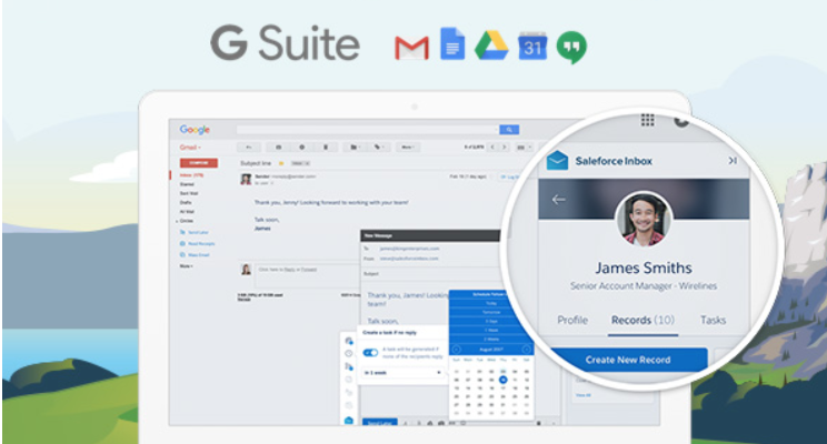 G Suite Customer Try Salesforce for Free
