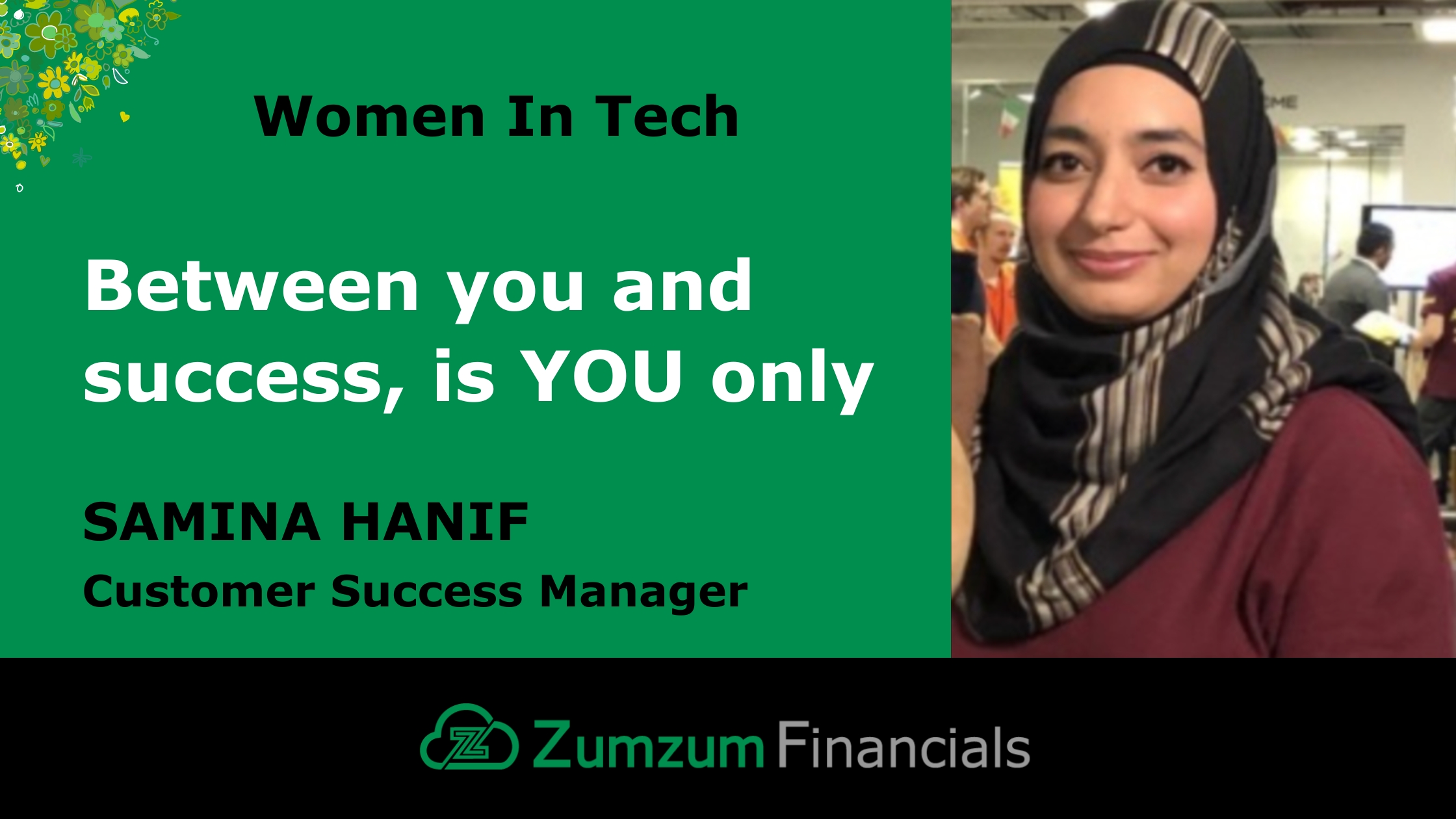 Between you and success, is YOU only: IWD 2024